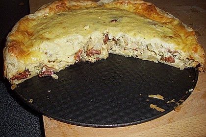 Tomaten - Zwiebel - Quiche 2