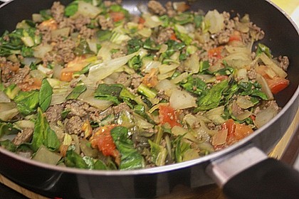 Bunte Mangold - Hackfleischpfanne 7