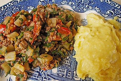 Bunte Mangold - Hackfleischpfanne 4