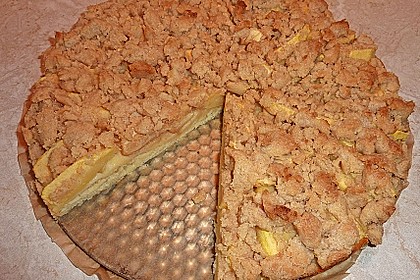 Apfelkuchen aus Quark - Öl - Teig 2