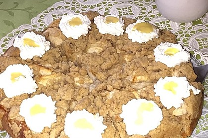 Apfelkuchen aus Quark - Öl - Teig 3