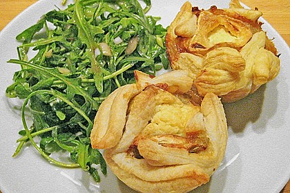 Zwiebel - Birnen - Ziegenk&auml;se - Tarteletts 1
