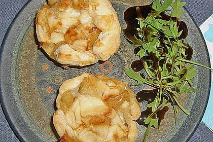 Zwiebel - Birnen - Ziegenk&auml;se - Tarteletts 2