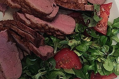 Feldsalat mit lauwarmer Entenbrust 2