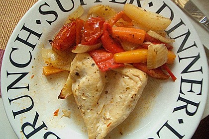 Backofenpfanne mit H&auml;hnchenbrust & Kartoffeln 1