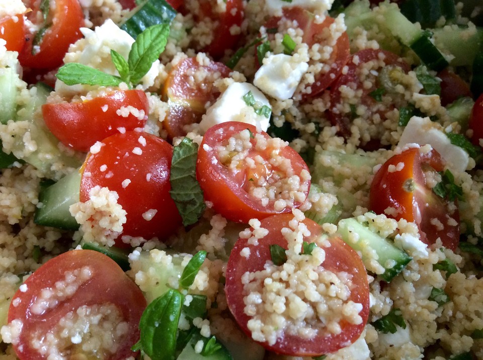 Couscous - Salat mit Tomaten und Feta (Rezept mit Bild) | Chefkoch.de