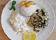 Fischgratin mit Mandelsauce
