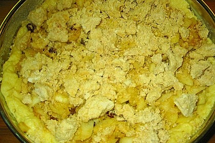 Apfelkuchen mit Rosinen und Zimt 2