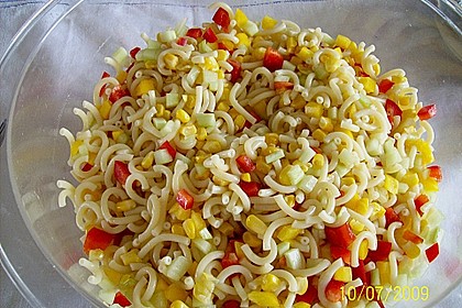 Sommerlicher Nudelsalat 1