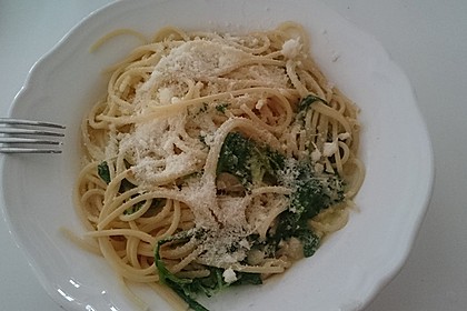 Spaghetti mit Bärlauch 13