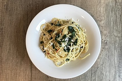 Spaghetti mit Bärlauch 25