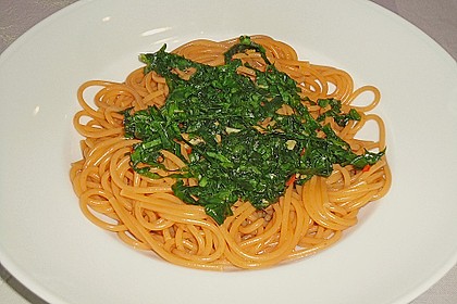Spaghetti mit Bärlauch 23