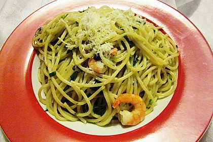 Spaghetti mit Bärlauch 19