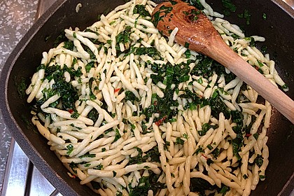 Spaghetti mit Bärlauch 24