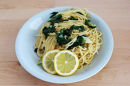 Spaghetti mit Bärlauch 9