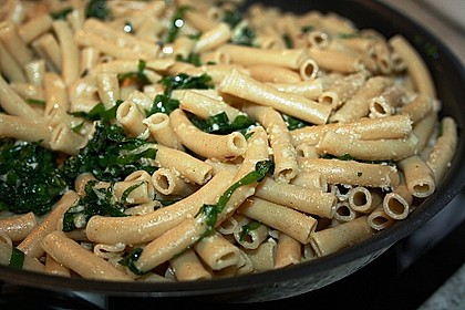 Spaghetti mit Bärlauch 14