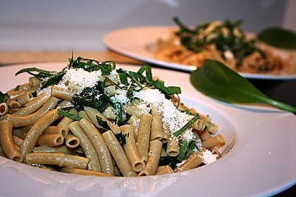 Spaghetti mit Bärlauch 3