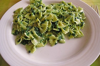 Spaghetti mit Bärlauch 12