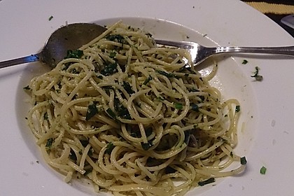 Spaghetti mit Bärlauch 22