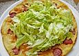 Westf&auml;lische Mettwurst - Pfannekuchen mit Salat