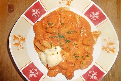Gnocchi aus dem Ofen in Paprika - Tomaten - Sauce 9