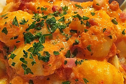Gnocchi aus dem Ofen in Paprika - Tomaten - Sauce 5