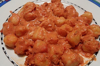 Gnocchi aus dem Ofen in Paprika - Tomaten - Sauce 44