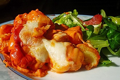 Gnocchi aus dem Ofen in Paprika - Tomaten - Sauce 2