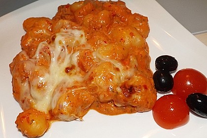 Gnocchi aus dem Ofen in Paprika - Tomaten - Sauce 24