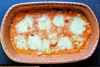 Gnocchi aus dem Ofen in Paprika - Tomaten - Sauce 50