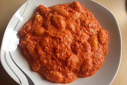 Gnocchi aus dem Ofen in Paprika - Tomaten - Sauce 40