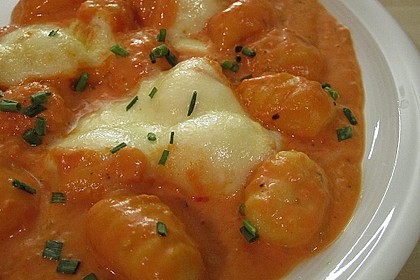 Gnocchi aus dem Ofen in Paprika - Tomaten - Sauce 14