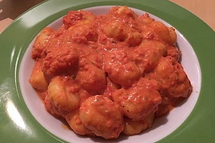 Gnocchi aus dem Ofen in Paprika - Tomaten - Sauce 23