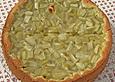Rhabarberkuchen mit Guss
