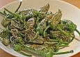 Frittierte gr&uuml;ne Chilis