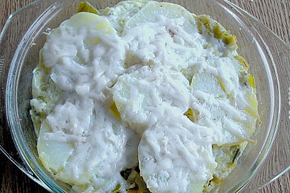 Lauch - Kartoffelauflauf