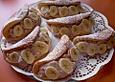 Biskuitomeletts mit Quarksahne