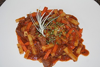Rindfleisch nach Puebla Art