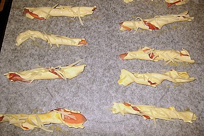 K&auml;sestangen mit Schinken 1