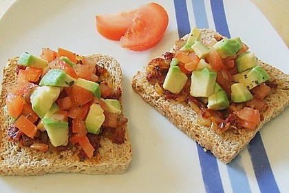 Julies Toast - Bruschetta mit Avocado
