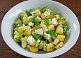 Kartoffelsalat mit Rucola und Fetak&auml;se