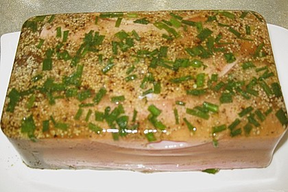 Spargel - Schinkenr&ouml;llchen in Aspik 1