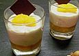 Joghurtmousse mit Orangen