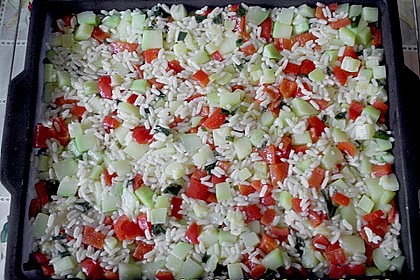 Zucchini - Reis - Auflauf