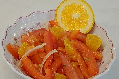 Tomatensalat &aacute; la Orange