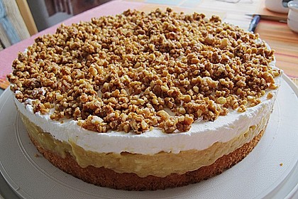 Apfeltorte mit Krokantdecke