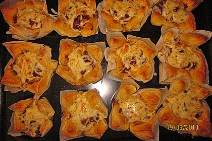 Herzhafte Blätterteig - Gehacktes - Muffins 6