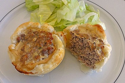 Herzhafte Blätterteig - Gehacktes - Muffins 1