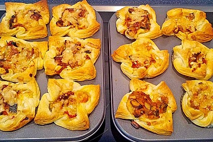 Herzhafte Blätterteig - Gehacktes - Muffins 12