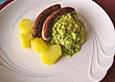 Wirsing - Gem&uuml;se mit N&uuml;rnberger Bratw&uuml;rstchen